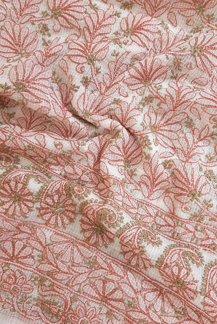 Chikankari Kota Cotton Suit ( 2 Piece )