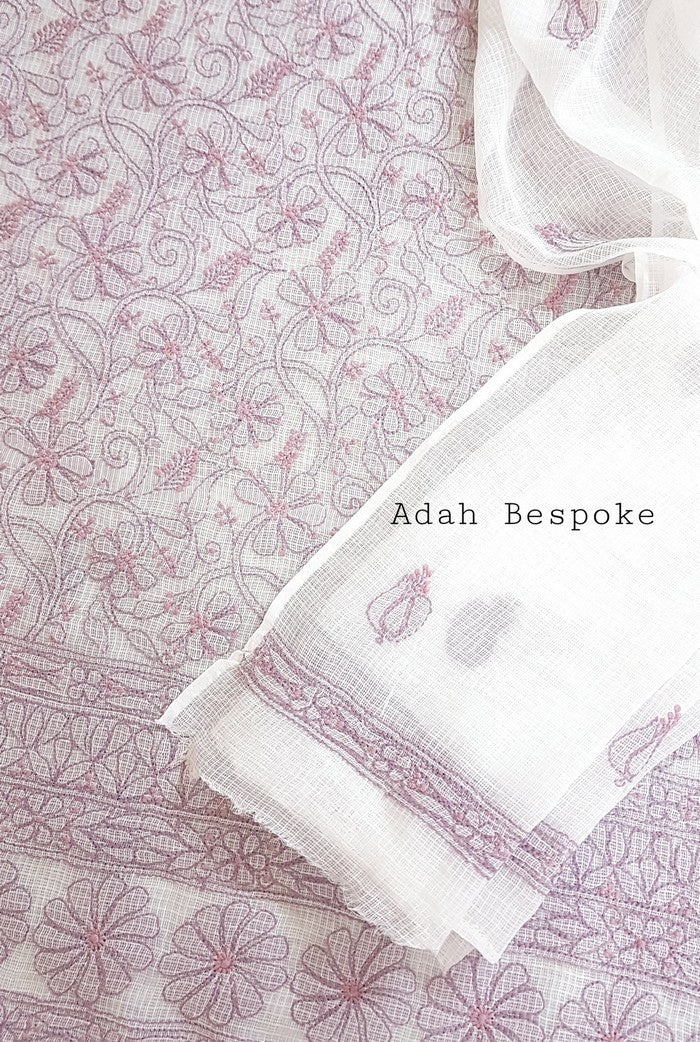 Chikankari Kota Cotton Suit ( 2 Piece )