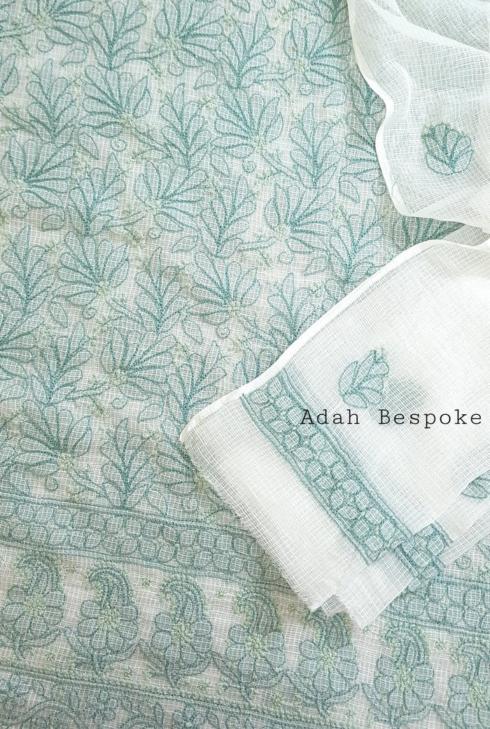Chikankari Kota Cotton Suit ( 2 Piece )