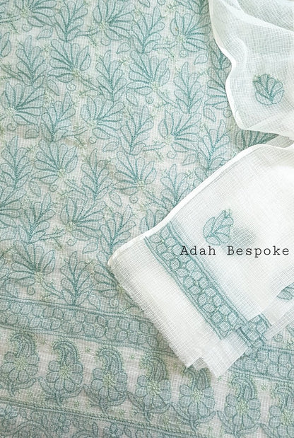 Chikankari Kota Cotton Suit ( 2 Piece )
