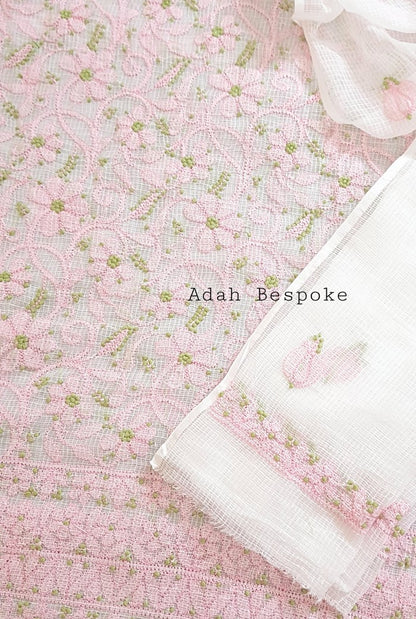 Chikankari Kota Cotton Suit ( 2 Piece )