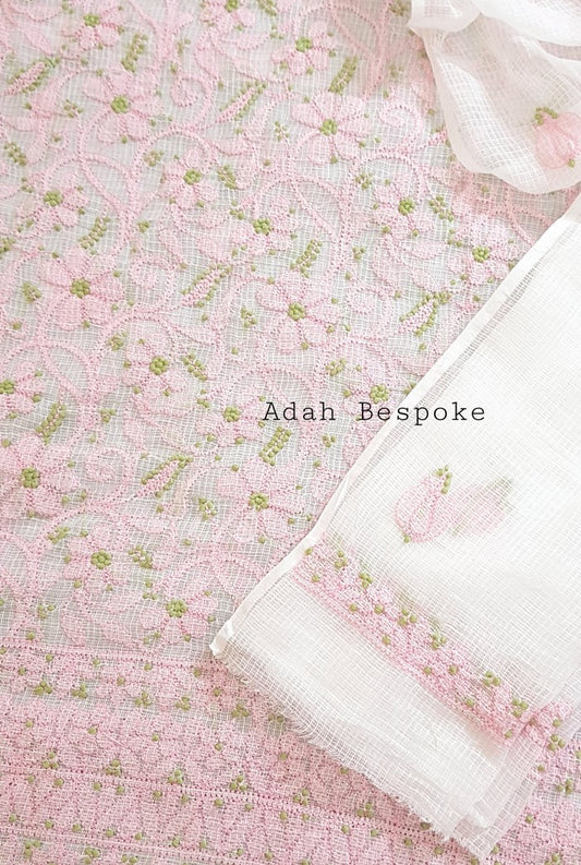 Chikankari Kota Cotton Suit ( 2 Piece )