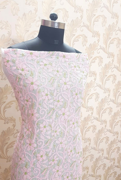 Chikankari Kota Cotton Suit ( 2 Piece )