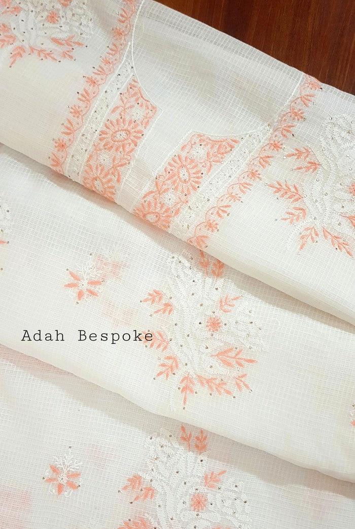 Chikankari Kota Suit - Adah Chikankari