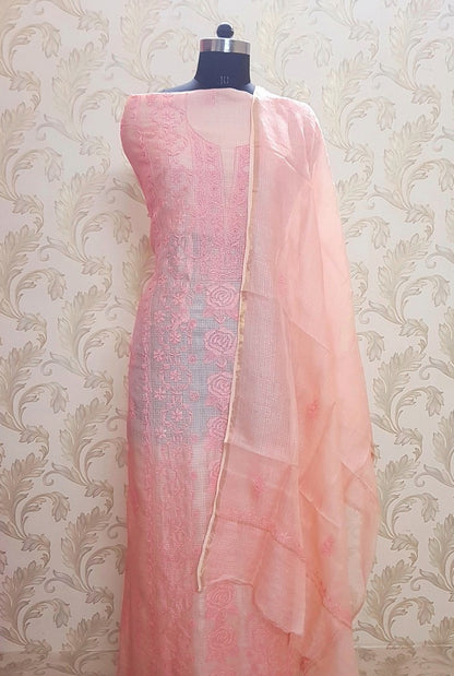 Chikankari Kota Suit ( Do Taar )