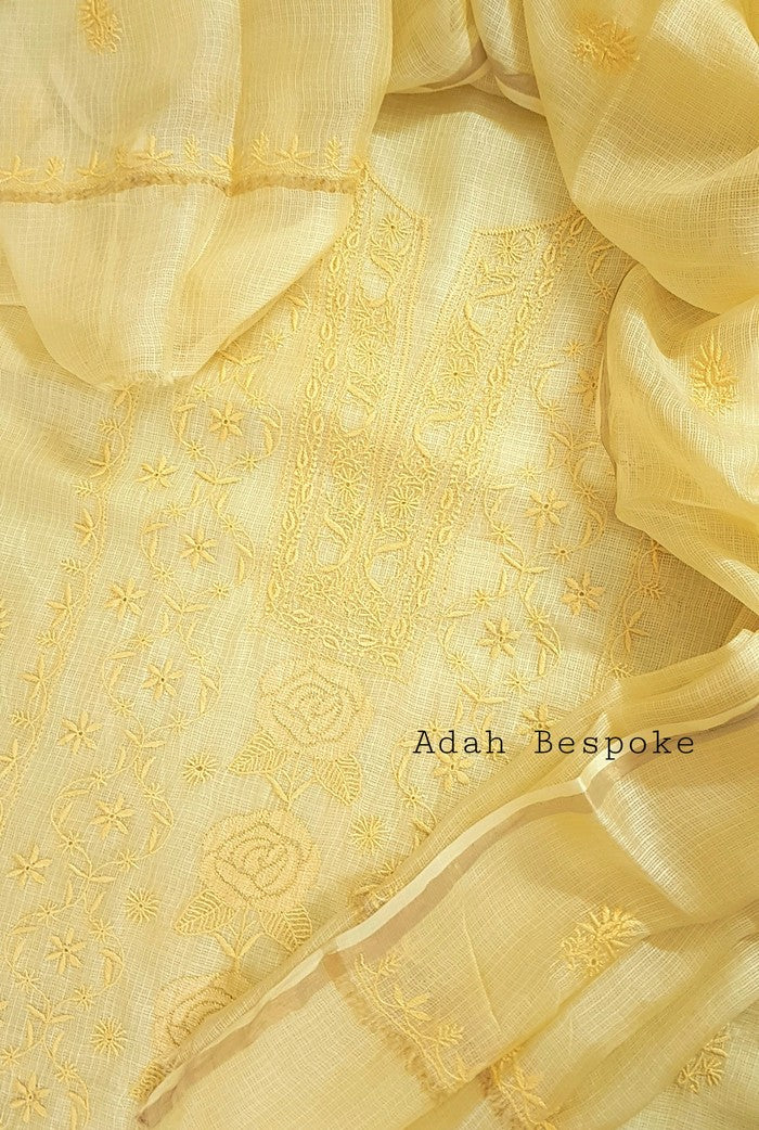 Chikankari Kota Suit ( Do Taar )