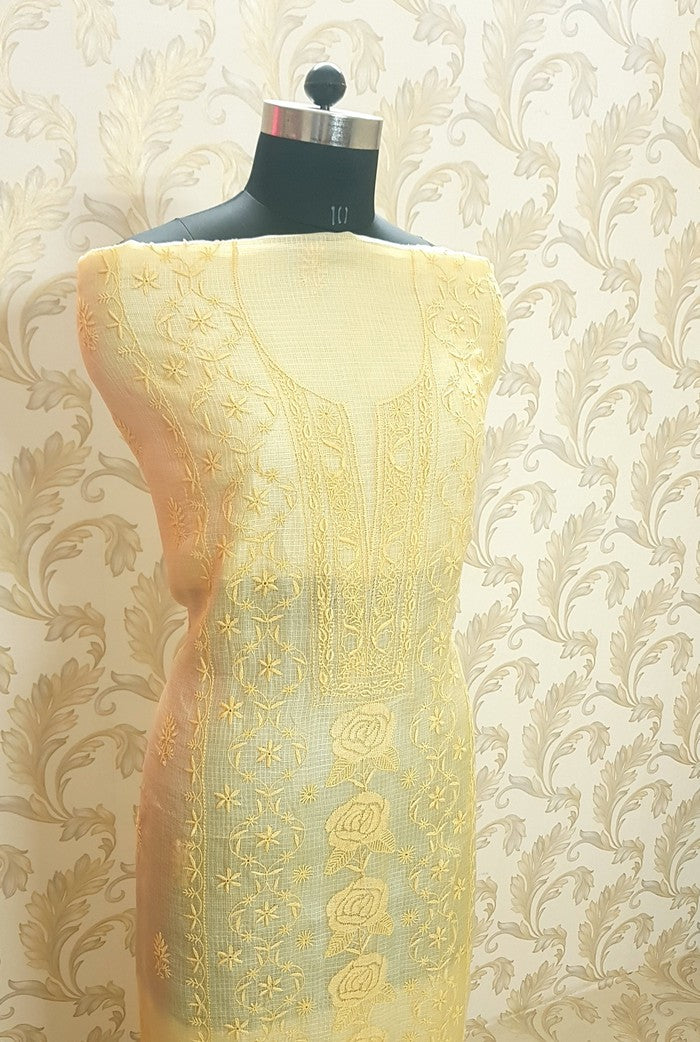 Chikankari Kota Suit ( Do Taar )