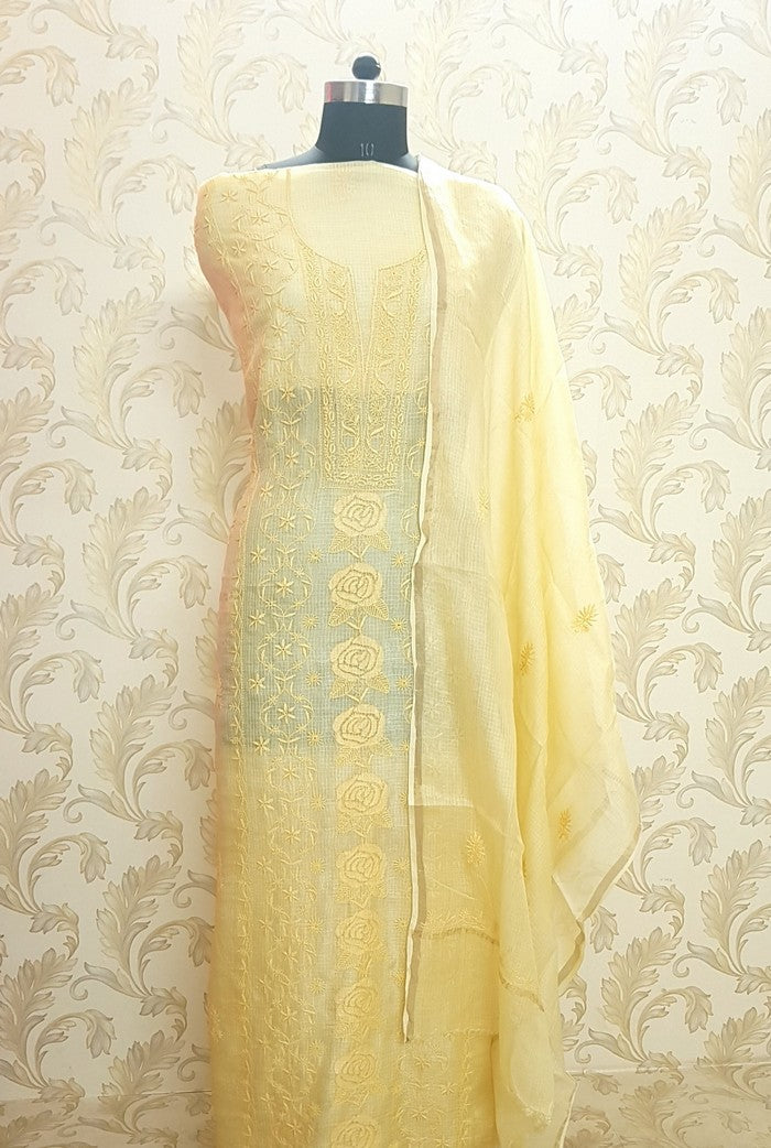 Chikankari Kota Suit ( Do Taar )