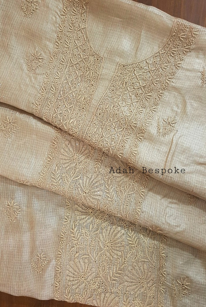 Chikankari Kota Suit ( Do Taar )