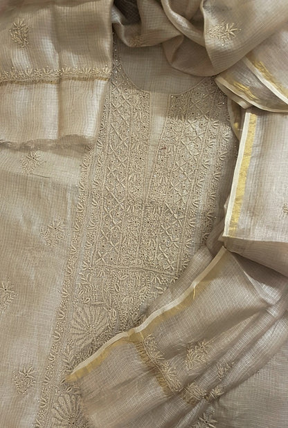 Chikankari Kota Suit ( Do Taar )