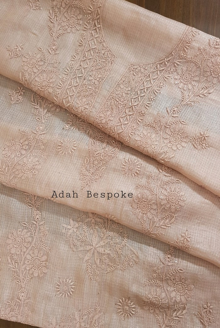 Chikankari Kota Suit ( Do Taar )