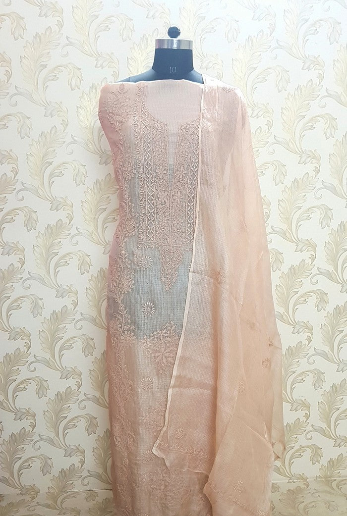 Chikankari Kota Suit ( Do Taar )