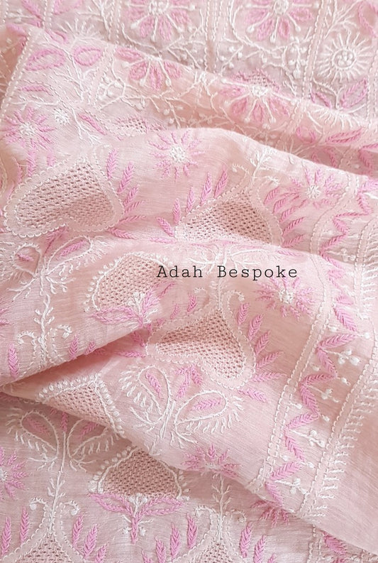 Chikankari Linen Suit ( Do Taar )