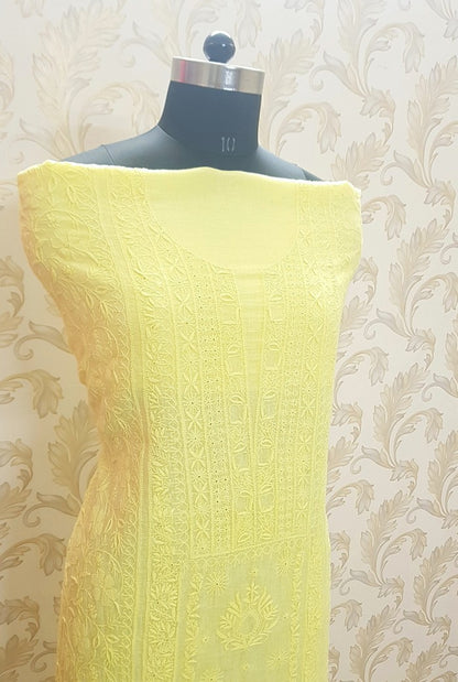 Chikankari Linen Suit ( Do Taar )