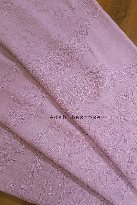 Chikankari Linen Suit ( Do Taar )