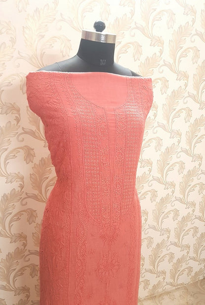 Chikankari Linen Suit ( Do Taar )