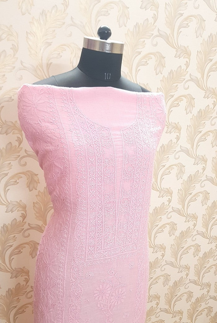Chikankari Linen Suit ( Do Taar )