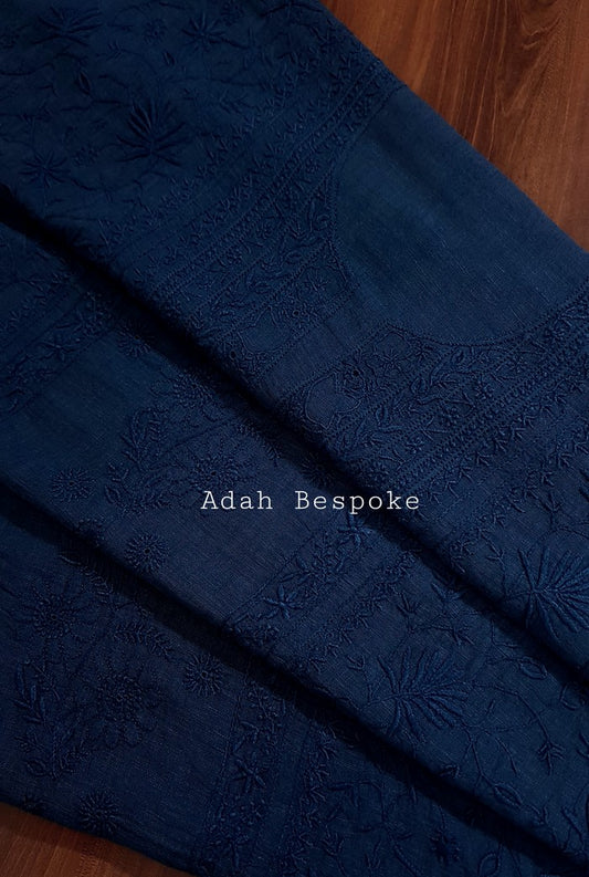 Chikankari Linen Suit ( Do Taar )