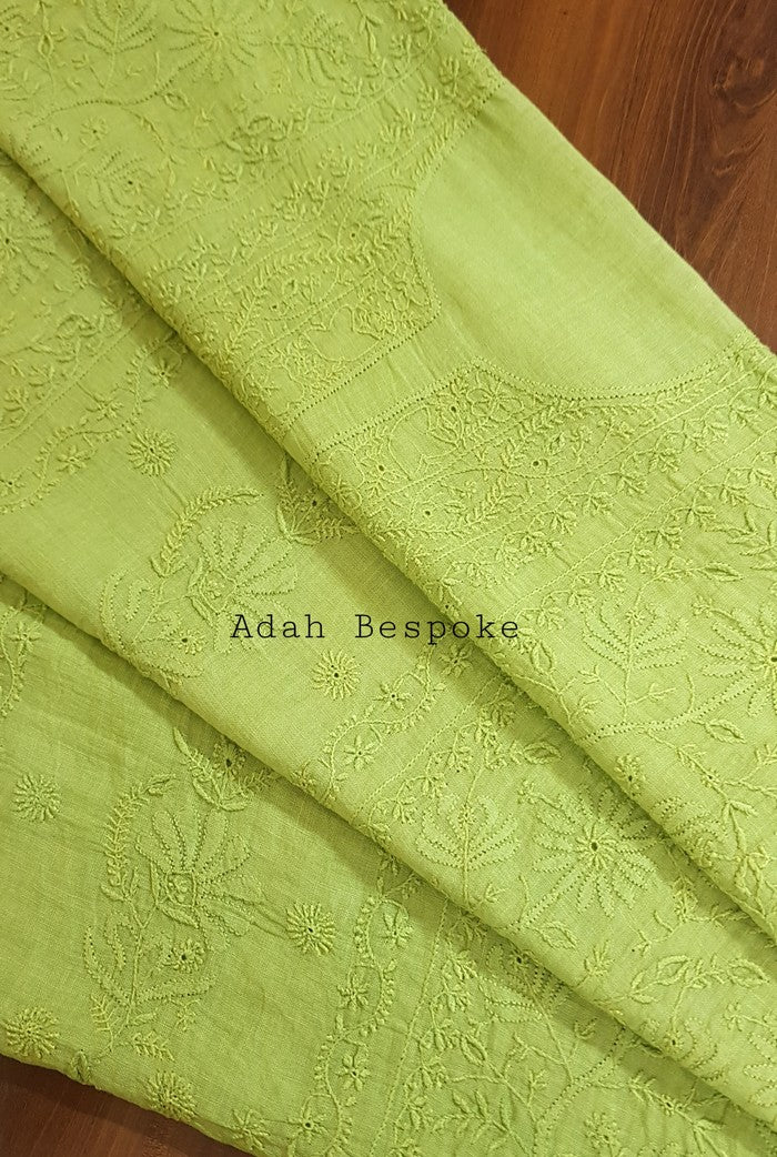 Chikankari Linen Suit ( Do Taar )