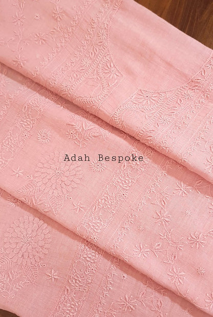 Chikankari Linen Suit ( Do Taar )
