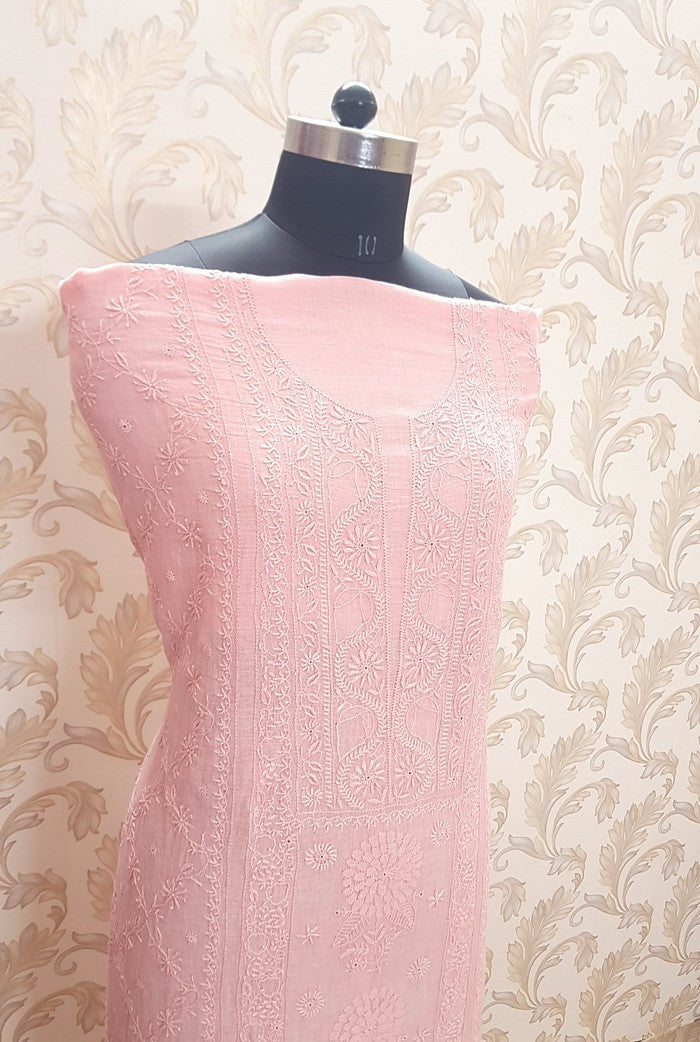 Chikankari Linen Suit ( Do Taar )